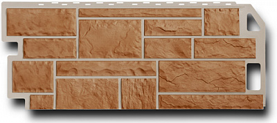 Фасадная панель FINEBER Natur Камень Терракотовый 1137х470 фото Центр Металлокровли