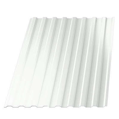 Профнастил НС-20 (МП 20) RAL9003 Белый 1150(1100)мм 0,65мм