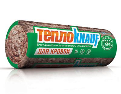 Утеплитель ТеплоКНАУФ КРОВЛЯ+ TR037 1х150х1220х5500мм 6,71м2 1,007м3 KNAUF INSULATION рулон фото Центр Металлокровли Утеплитель ТеплоКНАУФ КРОВЛЯ+ TR037 1х150х1220х5500мм 6,71м2 1,007м3 KNAUF INSULATION рулон фото Центр Металлокровли