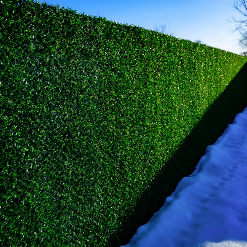 Фото 2 Трава забор Grass Fence декор забора из профнастила