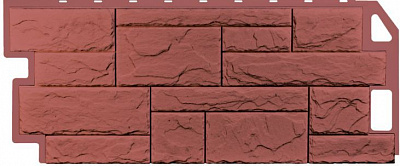 Фасадная панель FINEBER Камень Природный Серо-Коричневый 1085*447 фото Центр Металлокровли