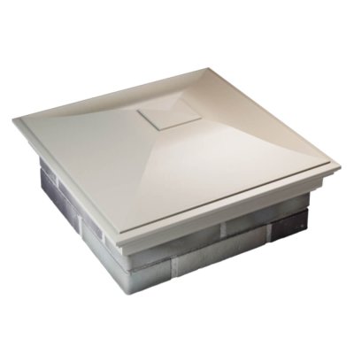 Колпак ZKING МОНБЛАН 520х520мм Бежевый на столб 2х2 кирпича