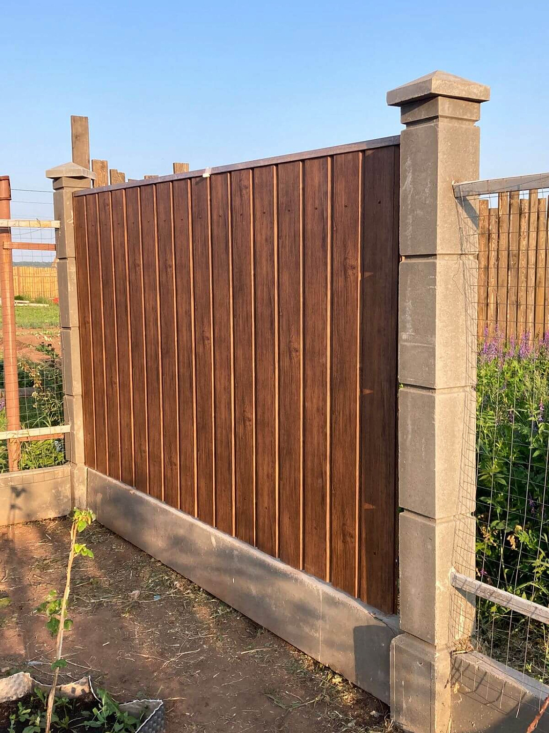 Металлосайдинг ЕВРО-БРУС 16м Каштан Printech