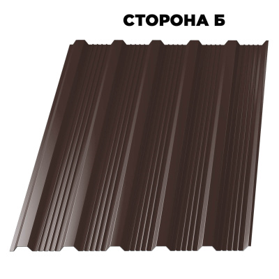 Профнастил НС-21 RAL8017 Шоколад ш 1.17, т.0,45